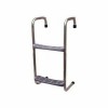 Steiger/boot trap 2 treden 48.5cm RVS