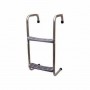 Steiger/boot trap 2 treden 48.5cm RVS