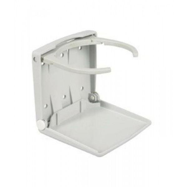 Bekerhouder inkklapbaar en verstelbaar grijs