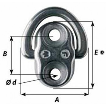 Scharnierend Dekoog-d6 RVS
